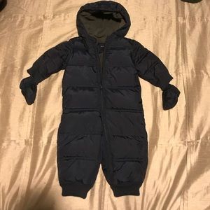 Baby gap snow suit 12-18mths Navy